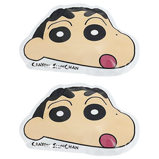 AKIRA 御衣坊 蠟筆小新造型暖暖包 百變大臉, 五種款式隨機10入, 持續發熱, 攜帶方便, 2包