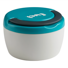 TRUDEAU 便攜圓形保溫餐盒 直徑12.6cm 適用微波爐, 1個