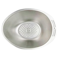 FANCY LIFE 不鏽鋼洗米盆, 厚實耐用, 快速瀝水, 26.5 x 13cm, 1個