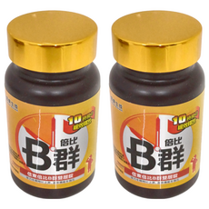 信東生技 倍比B群雙層錠 (牛磺酸升級配方), 10小時緩效釋放, 30顆, 2盒