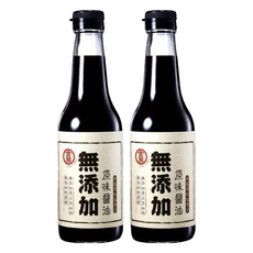 KIMLAN 金蘭 無添加原味醬油，嚴選非基改黃豆小麥食鹽水，純粹成分安心享用, 500ml, 2瓶