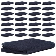 comet Home 多用途輕柔毛巾 55g 棉紗 72 x 33cm, 深灰色, 30條