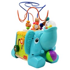 TOPBRIGHT 特寶兒 大象馬戲團繞珠台 18個月以上, 1組, 藍色