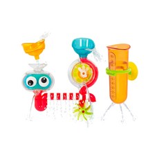 Yookidoo 戲水玩具 試管附刻度 吸盤吊掛 促進感官發展, 大眼瀑布透視組 閉彩盒, 1組