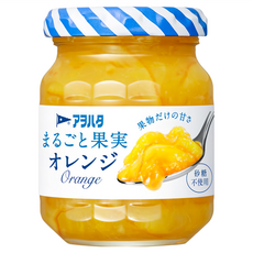 Aohata 柑橘果醬 無蔗糖，採用天然水果製作，無添加防腐劑、人工色素、香料, 125g, 1罐