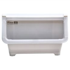 KEYWAY 聯府 維也納直取式收納箱 TF677-3 38L, 灰色, 1個