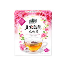 3點1刻 直火烏龍 玫瑰茶, 2.5g, 18包, 1盒