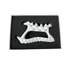 A&R 韓版陶瓷刮痧板禮盒款 12.8 x 8.3 x 2cm, 1盒, B款 白魚骨