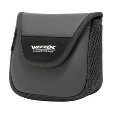 WEFOX 鉅灣 護衛君士 捲線器袋 厚緩衝材質 耐衝擊 韌性強防潑水, S 13 x 12cm x 5mm(適用3000型以下), 1個, 黑色