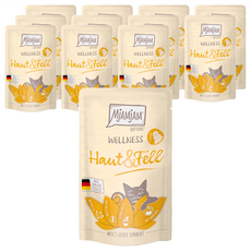 MjAMjAM 魔力喵 迷幻喵 低敏護理主食餐包 機能保健配方, 皮膚毛髮, 125g, 12包