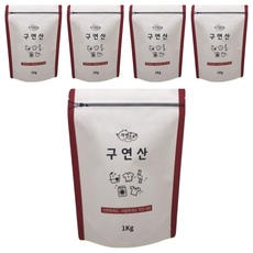 To The Nature 檸檬酸粉, 1kg, 環保清潔劑, 5包