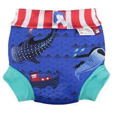 英國Close Pop-in 游泳尿布褲 100%聚酯纖維 表層PU塗層 腰腿束帶設計, L, 1件