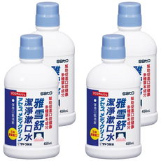 sato 佐藤製藥 acess 雅雪舒 潔淨漱口水, 450ml, 4瓶