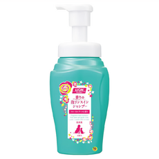 LION 獅王 Pet Clean 洗潤二合一泡泡慕斯 犬貓適用, 花香, 450ml, 1瓶