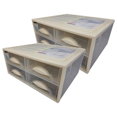 KEYWAY 聯府 抽屜整理箱 26L, K098-4 顏色隨機, 2個