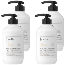 jmella 法式漫舞香水潤髮乳 NO.04 Queen 頭皮護理 多植物萃取 保濕精油, 500ml, 4瓶