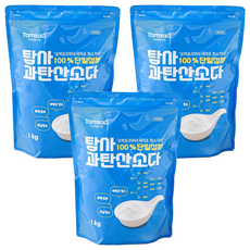 Tamsaa 過碳酸鈉 適用於廚房等處清潔, 1kg, 3包