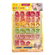 TORUNE 英文字母壓模 便當裝飾配件, 156764, 1組