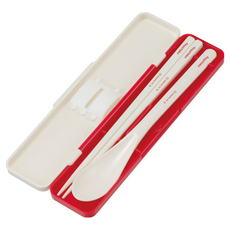 Skater 小禮堂 掀蓋環保餐具2件組, 筷子18cm + 湯匙18cm, 角色款, 1組