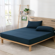 Ishur 伊舒爾 柔絲棉素色床包枕套組