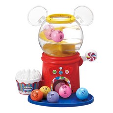 TAKARA TOMY 米奇顏色球球轉轉樂, 內附10顆互動對話角色彩球，幫助語言、數數和顏色學習, DS81485, 1盒