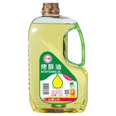 台糖 烤酥油 國內唯一以黃豆煉製而成 耐炸油 煎炒油炸皆宜, 2L, 1瓶