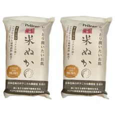 Pelican 沛麗康 米糠潤肌香皂，含米糠油保濕成分，植物素材潤澤保養, 100g, 2個