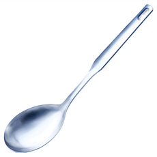 Hi CHEF 掌廚 316不鏽鋼服務匙(飯杓) 一體成型 簡約設計 MIT台灣製造, 1個, 銀色