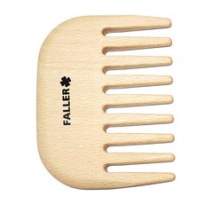 fA brushes 森詠木香 寬木齒防靜電直髮梳, 1個