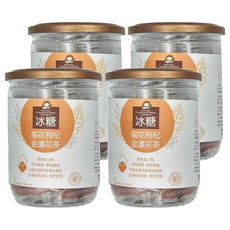 Medolly 蜜思朵 冰糖菊花枸杞金盞花茶 Set 草本金三角 台灣製造, 17g, 12顆, 4罐