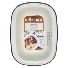 wiltshire ENAMEL 手工方型烤盤 16 x 11cm 400ML, 藍色, 1個