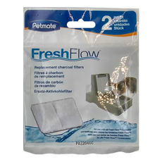 Petmate 電動飲水機 2個 Set Fresh Flow 活性碳更換濾心, 1袋