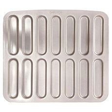 CHEFMADE 學廚 不沾閃電泡芙模 長條形蛋糕模 14格 WK9172 重型碳鋼(DC03)材質, 1個