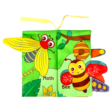 維京國際 維京小子尾巴布書：可愛昆蟲，嬰兒玩具，適用年齡6個月以上