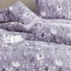 夢之語 防靜電法蘭絨床包 + 兩用被套毯四件組 雙人