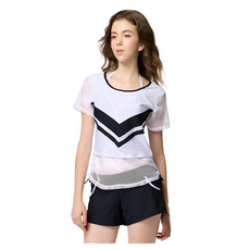 Summer love 夏之戀 大女4件式, 黑色 + 白色, 1件