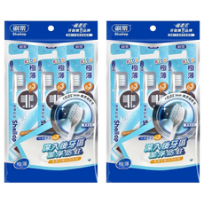 Shallop 刷樂 極薄防蛀兒童牙刷 0.3cm刷頭, 3支, 2組, SAA-T005-1