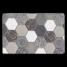 特大軟式科技絨吸水防滑地墊 泛青土耳其 45x75cm, 柔軟舒適、防滑安全, 45 x 75cm