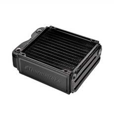 thermaltake 曜越 Pacific RL140 鋁冷排，優化散熱，航太材料，纖薄設計，鋁合金鰭片，G1/4螺紋, CL-W015-AL00BL-A, 1個