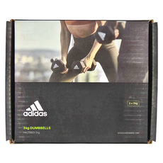 adidas 愛迪達 六角健身啞鈴, 3kg, 2個