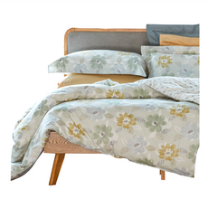 HOLA 和樂家居 200織純棉床包枕套三件組