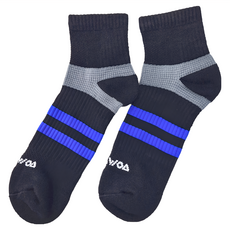 WOAWOA 能量激發登山襪 中筒, 灰色 L-XL 號, XL(28-30cm), 3雙
