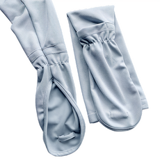 E.City日式涼感包指式防曬袖套 防曬透氣 運動戶外適用 涼感材質, 淺藍色, 1雙