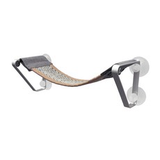 ENVY COLLECTION 貓步道 天然劍麻編製 鋁合金腳架 吸盤/螺絲安裝, 1個