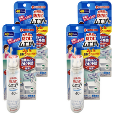 KINCHO 金鳥 浴室防霉噴霧 40 Push, 哈薄荷香味, 40ml, 4瓶