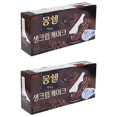 LOTTE 樂天 Moncher 奶油夾心巧克力派 可可 6個入, 192g, 2盒