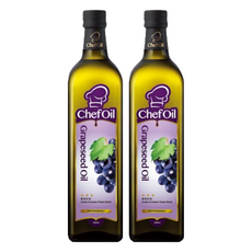 泰山 ChefOil 主廚精選葡萄籽油，油質細緻，法國主廚推薦，中溫烹調適用, 1L, 2瓶