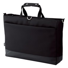 LIHIT LAB. A7671-24 黑色 商務公文包 簡約時尚 輕巧便攜, 43 x 10 x 32cm