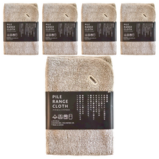 HARADA ORIMONO 原田織物 去油污抹布 88%人造絲 12%聚酯纖維 日本製, 30 x 30cm, 5個