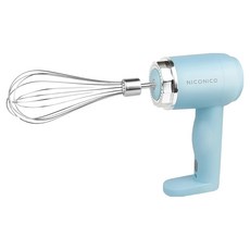 NICONICO 無線手持攪拌料理機 天晴藍,輕巧無線設計，多功能料理好幫手, NI-CM1015